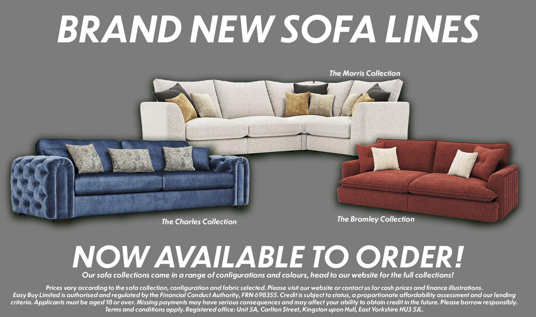 New Sofa Lines!